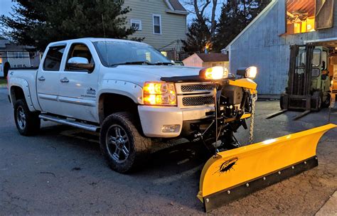 Fisher Plow On Lifted Truck Lifted Truck Trucks Snow Plow