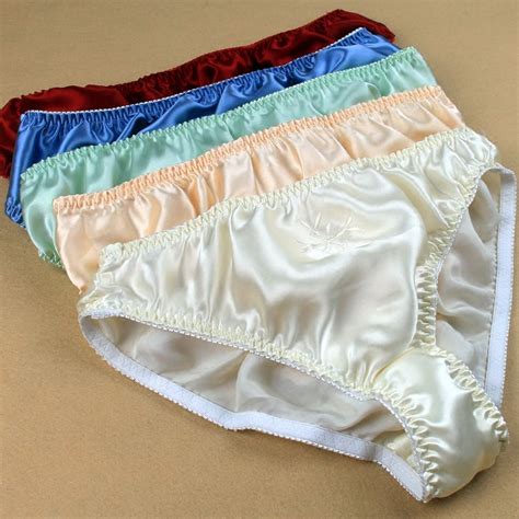 Pure Silk Solid Panties Women 100 Mulberry Silk Embroidery Plus Size