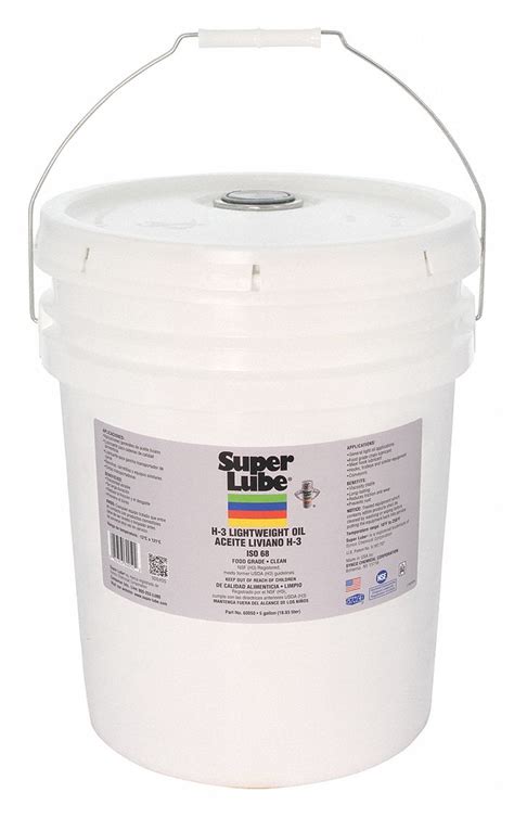Super Lube Mineral Hydraulic Oil 5 Gal Pail Iso Viscosity Grade 68