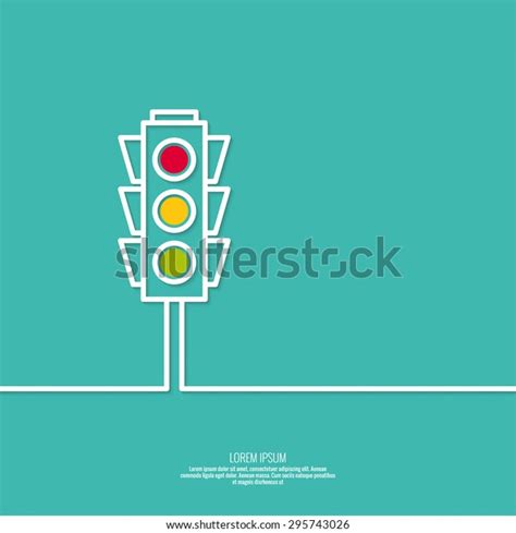 Abstract Background Traffic Lights Stock Vector Royalty Free 295743026