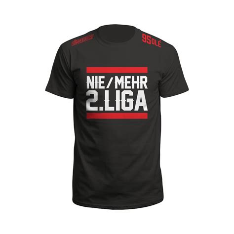 Die aktuelle tabelle der bundesliga mit allen informationen zu punkten, toren, heimbilanz, auswärtsbilanz, form. Nie Mehr 2. Liga T-Shirt schwarz | Düsseldorf | Aufstieg ...