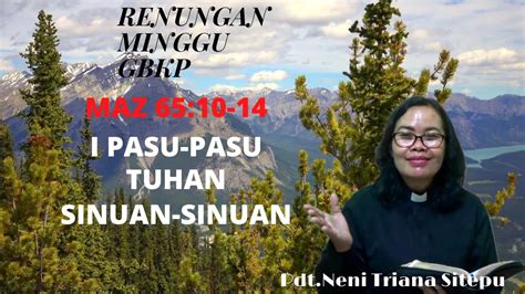Kalender liturgi katolik bulan juni 2021. RENUNGAN MINGGU GBKP 27 JUNI 2021 - YouTube