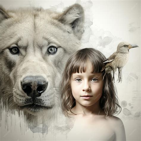 Premium Photo | A Melange of Emotions Unveiling Human and Animal