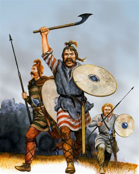 Frankish Warriors 5th Century Ad Double Click On Image To Enlarge
