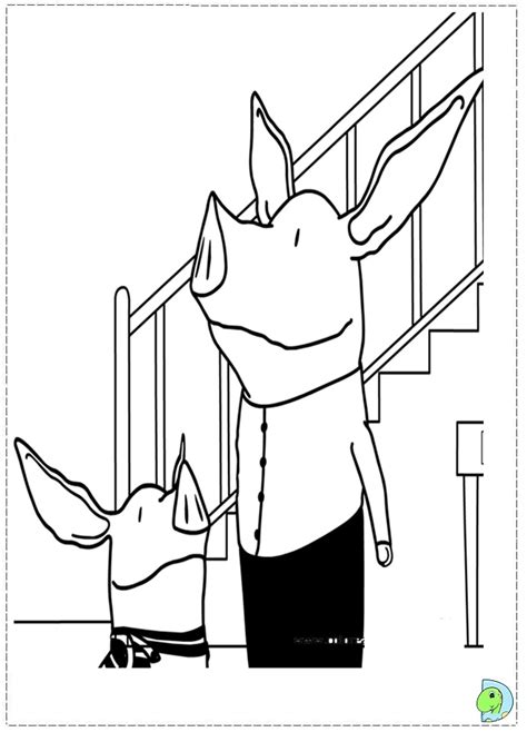 Olivia The Pig Coloring Page
