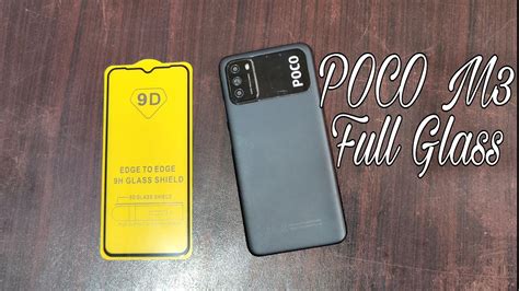 Poco M3 9d Tempered Glass Screen Protector How To Apply 9d Screen Protector On Poco M3 Poco
