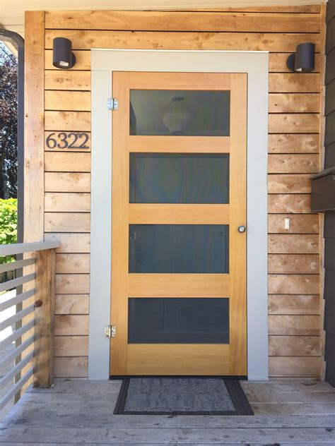 Modern Screen Door — Made In Bobland Diy Screen Door Wooden Screen