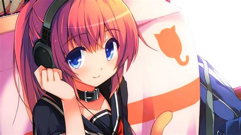 Download Wallpapers Download 2560x1440 Headphones Anime Anime Girls 1920x1080 Wallpaper Best