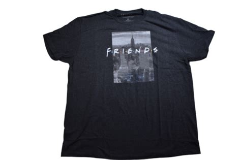 Friends Tv Show Mens Charcoal Heather T Shirt New 2xl 3xl Ebay