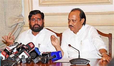 Eknath Shinde Ajit Pawar Strife Could Test Strength Of Saffron Alliance