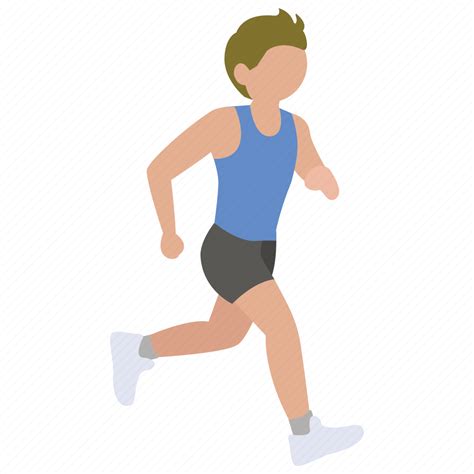 Exercise Jog Jogging Race Run Running Sprinting Icon Download