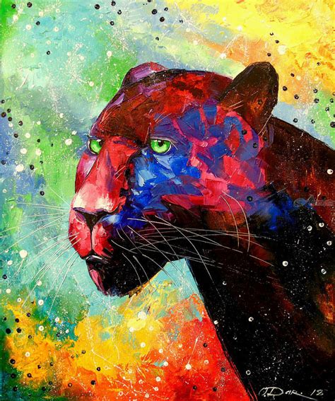 Panther Paintings By Olha Darchuk