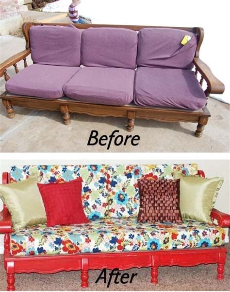 How to select a wood futon frame. The Polka-Dot Umbrella: Green Week - Couch Refinish