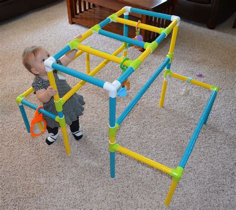 They don't cost much and are sturdy. Our granddaughter loves her jungle gym! | Diy baby gym, Baby jungle gym, Baby toys diy