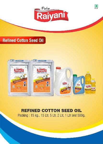 Refined Cotton Seed Oil At Best Price In Morvi Sky Impex