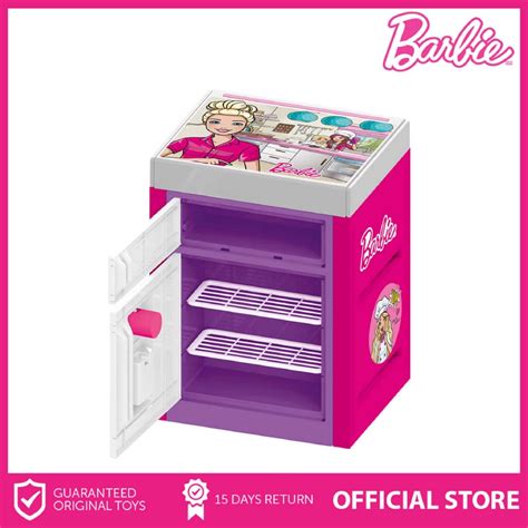 Barbie Refrigerator Pretend Playset Shopee Philippines