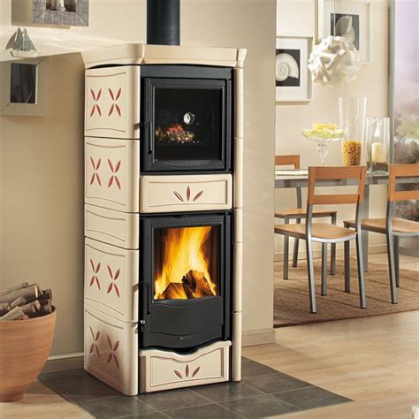 Working during the winter in an unheated. La Nordica Nicoletta Forno Wood Burning Cooking Stove ...