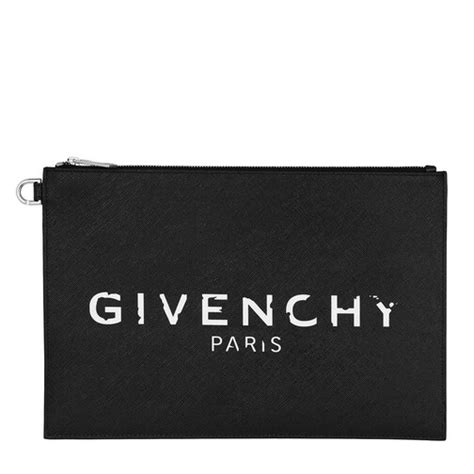 Givenchy Medium Pouch Black Clutch Fashionette
