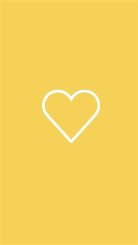 Yellow Heart Instagram Story Highlights Template Instagram Highlight