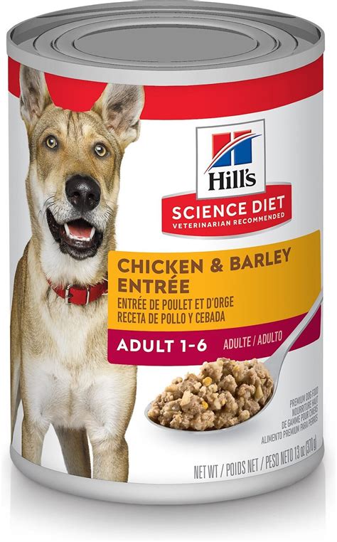 Hills Science Diet Adult Chicken And Barley Entree Canned Dog Food 13