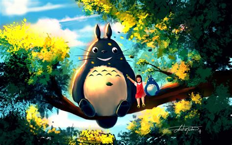 My Neighbor Totoro Wallpaper 4k Mei Tonari No Totoro