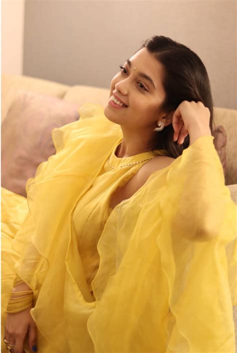 Digangana Suryavanshi In Yellow Outfit Photos South Indian Actress