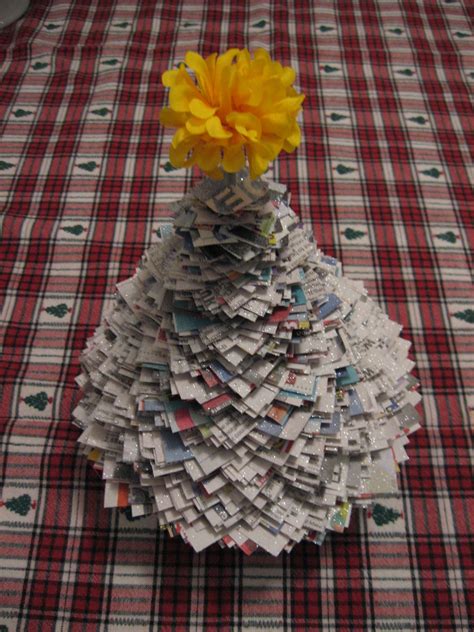 Sugar And Shimmer My Newspaper Christmas Tree