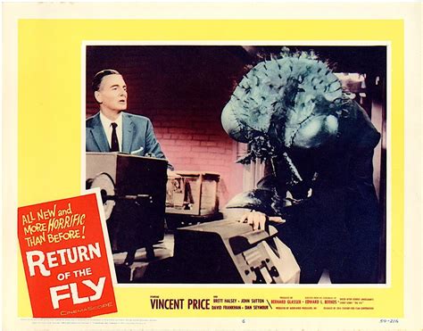 Return Of The Fly 1959 Lobby Cards Iconic Movie Posters Horror