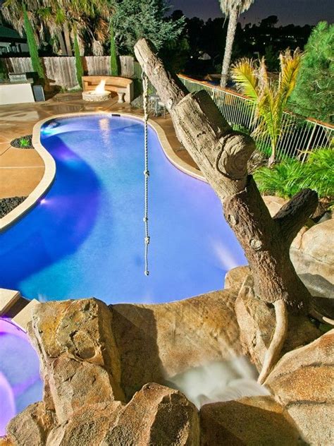 Pool Swing Rope Swing For Backyard Pool I May Need To Do This For Our