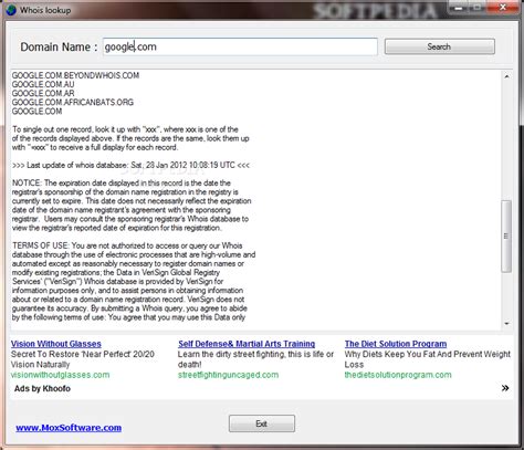 Download Whois lookup 1.0.0.0