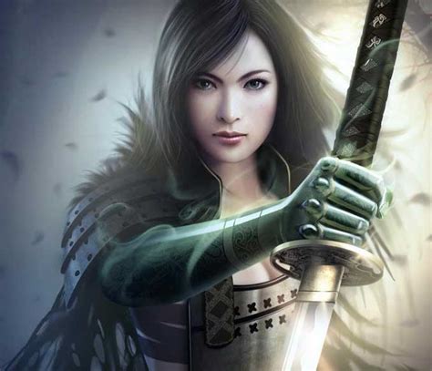 Gorgeous Female Samurai With Sword Hd Anime Wallpaper