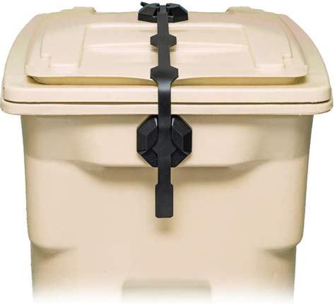 Strong Strap Universal Garbage Can Lid Lock Utility Strap
