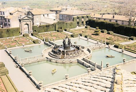 First Terrace And Fountain Of The Moors Villa Lante Bagnaia Lazio