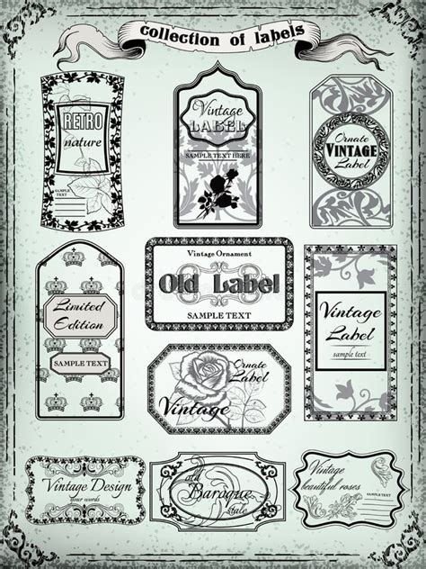 Printable Victorian Labels