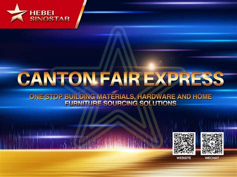Browse through 1801 potential providers in the exporter & importer industry on europages, a worldwide b2b sourcing platform. 128TH Canton Fair Express From Hebei Sinostar Trading Co., Ltd - Industry - News - Hebei ...