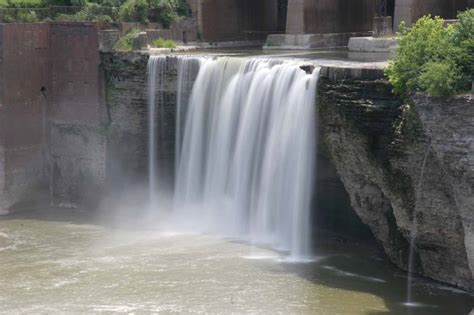 High Falls Of The Genesee River In The Heart Of Rochester