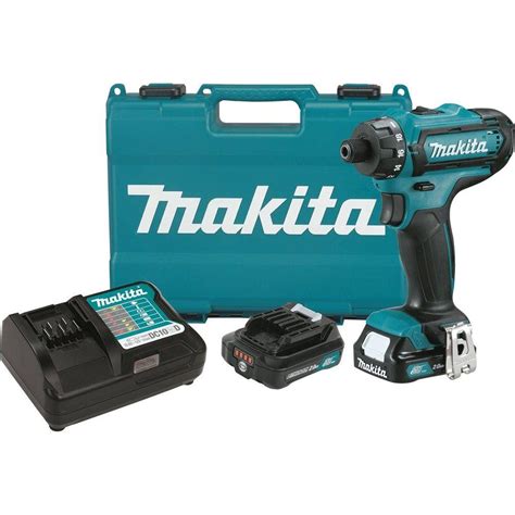 Makita 12 Volt Max Cxt Lithium Ion 14 In Hex Cordless Driver Drill