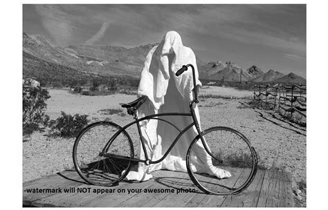 4x6 Creepy Bicycle Ghost Rider Photo Costume Freak Scary Etsy