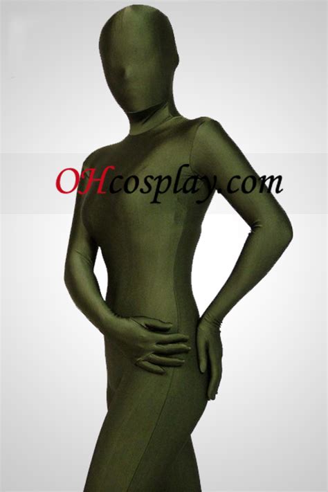 Green Full Body Lycra Spandex Zentai Suit Zt01082 3633