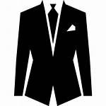 Suit Tie Silhouette Coat Icon
