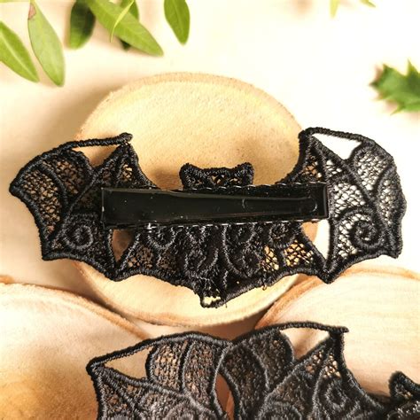 Bat Hair Clip Colorful Lace As Hair Accessories Hair Clip And Etsy