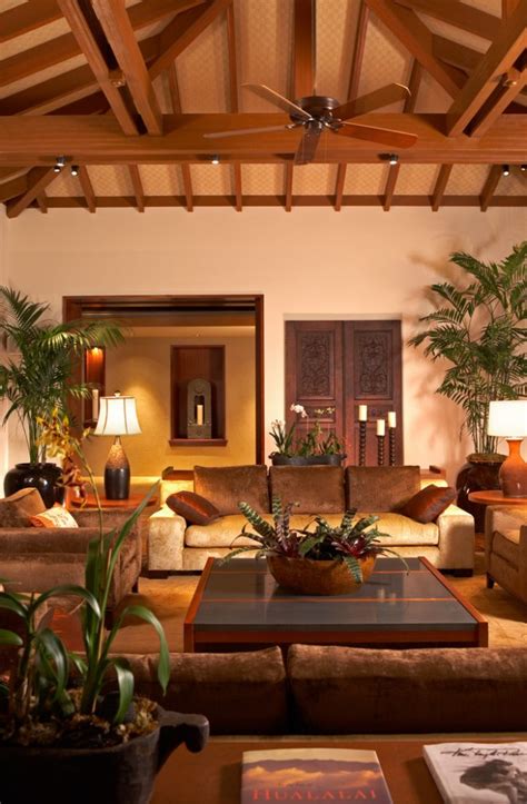 Modern Tropical Living Room Decor
