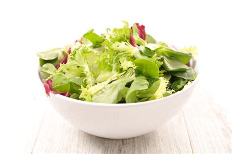 Fresh Lettuce Salad Stock Image Image Of Onion Leaf 111405889