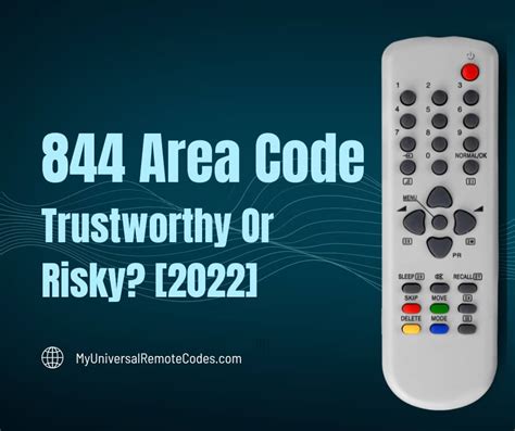 844 Area Code Trustworthy Or Risky 2022