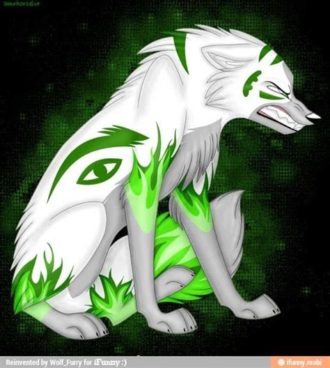 Check out our anime white wolf selection for the very best in unique or custom, handmade pieces from our shops. White and green wolf | Furry wolf, Anime wolf, Fantasy wolf