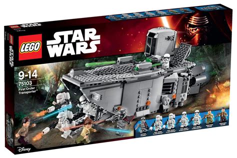 Lego Star Wars 75103 Pas Cher Le Transporteur Du Premier Ordre