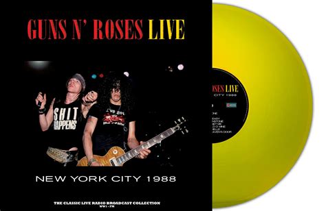 Guns N Roses Live In New York City 1988 Yellow Vinyl Second Records