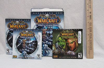 World Of Warcraft Cd Disc Pc Computer Game Wrath Of Lion King Burning Crusade Ebay