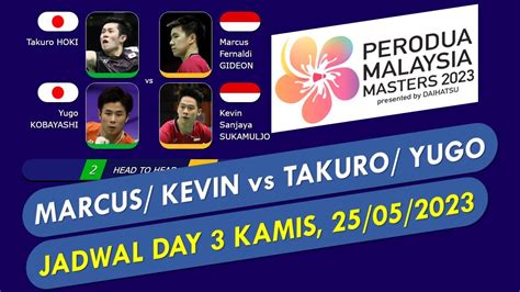 Jadwal Malaysia Master 2023 Hari Ini Day 3 R16 Minion Pramel Daddies