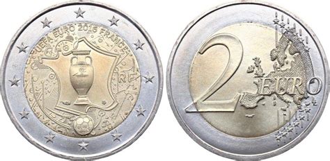 Coin French Mint 2 Euro Uefa Euro 2016